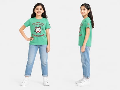 KUCHU Alarm Clock Theme Kids T-Shirt | 10–11 Years | Cotton Modal | Soft Feel | Comfortable