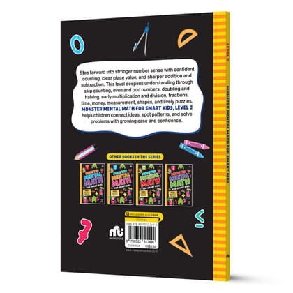 Monster Mental Math for Smart Kids: Level 2 � 100+ Questions to Boost Your Math Skills